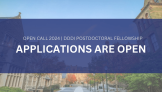 Banner advertising open call for applications to the DDDI postdoctoral fellowship